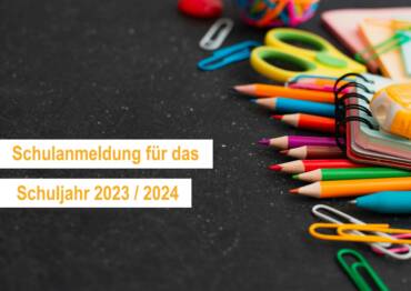 Schulanmeldung Donkschule<br>für das Schuljahr 2023 / 2024